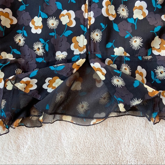 Anna Sui For Anthropologie Victoriana Silk Blouse - Picture 6 of 8